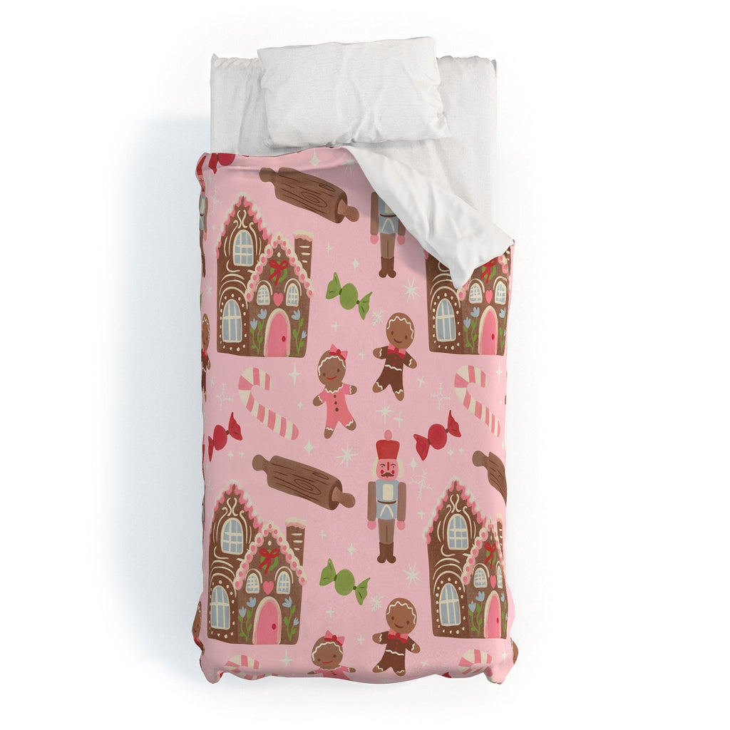 carriecantwell Sweet Christmas Holidays Duvet Cover