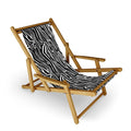 Jennifer Labre Wild Zebra Sling Chair