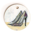 Sophia Buddenhagen Grey Stiletto Cutting Board Round