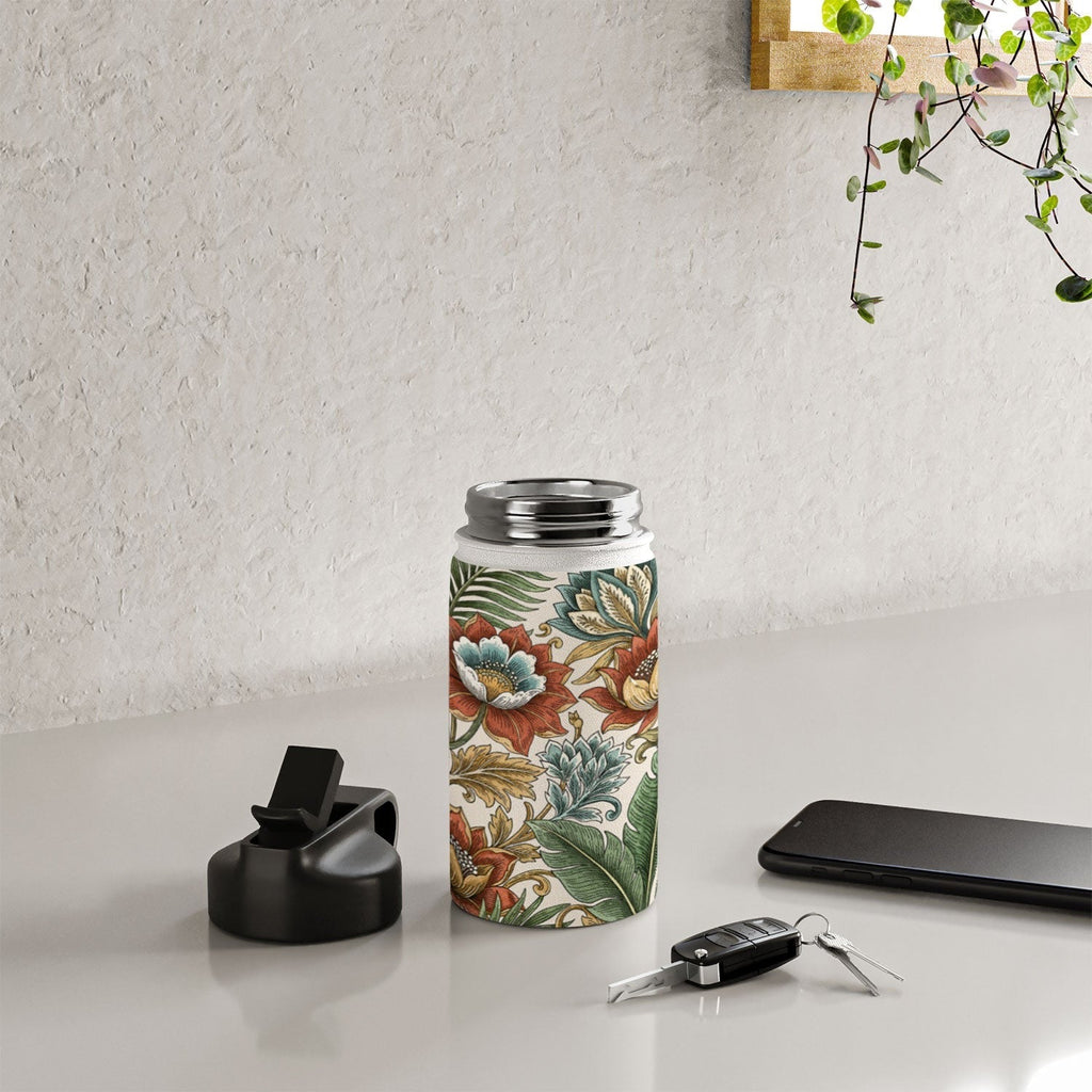Marta Barragan Camarasa Retro Jungle Garden Water Bottle
