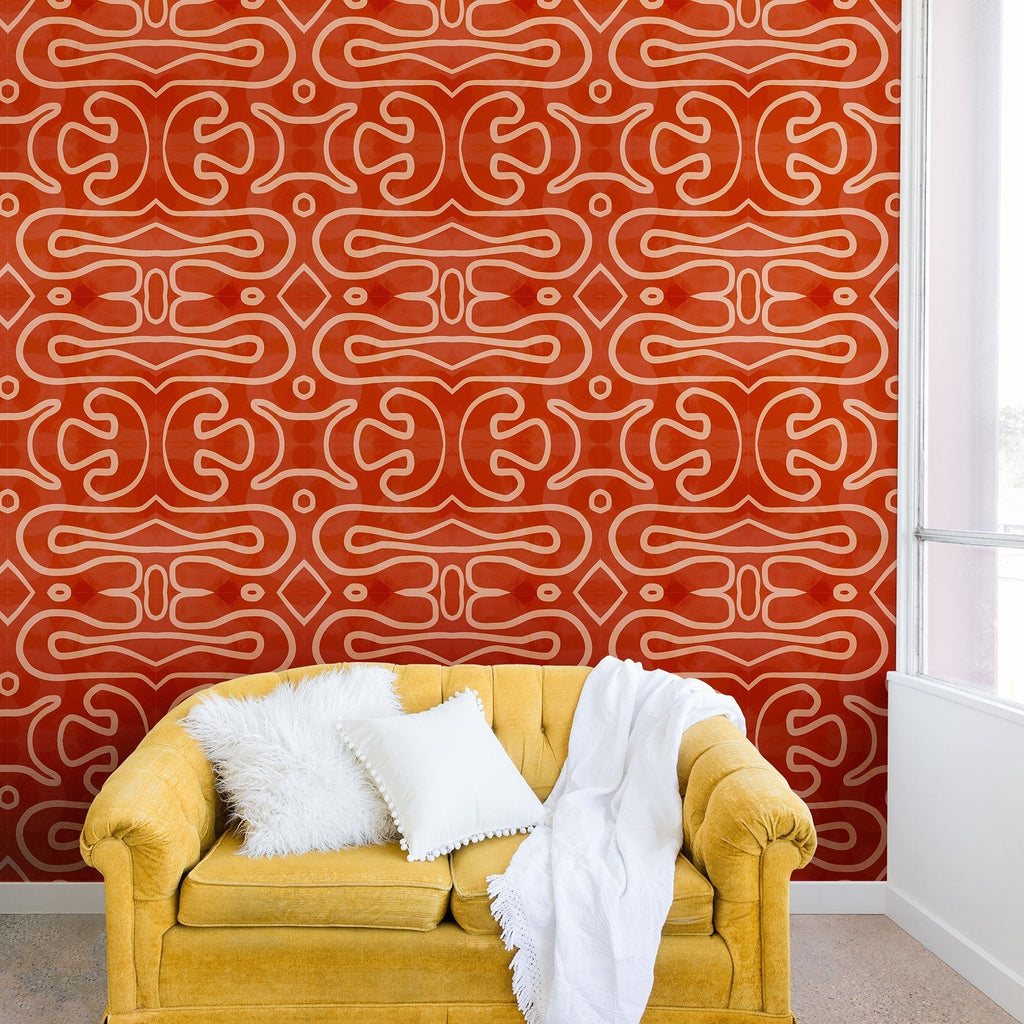 Mirimo Venexiana Burnt Orange Wall Mural