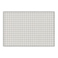 Colour Poems Gingham Plaid Pattern Cloud White Outdoor Rug