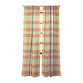 Marta Barragan Camarasa Retro Picnic Plaid Warm Tones Sheer Non Repeat
