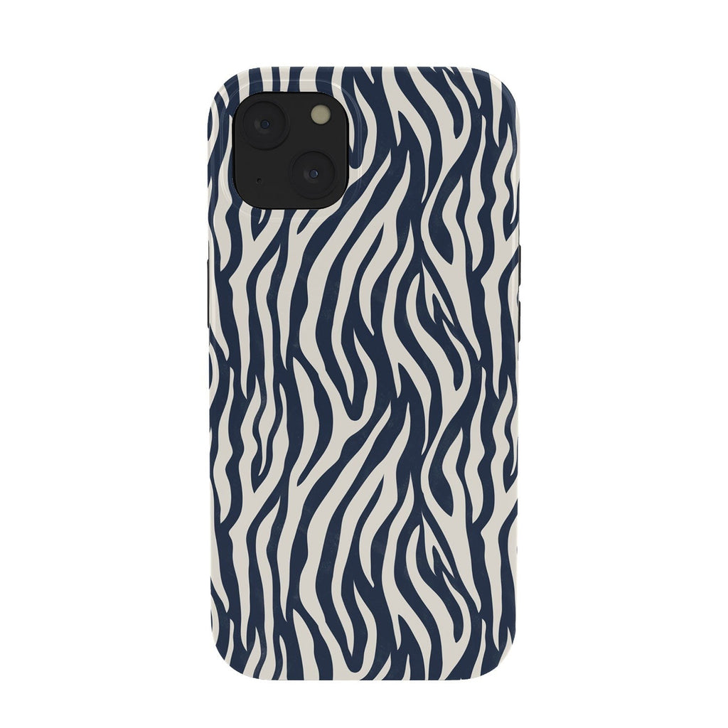 Avenie BR Navy Tiger Stripes Phone Case