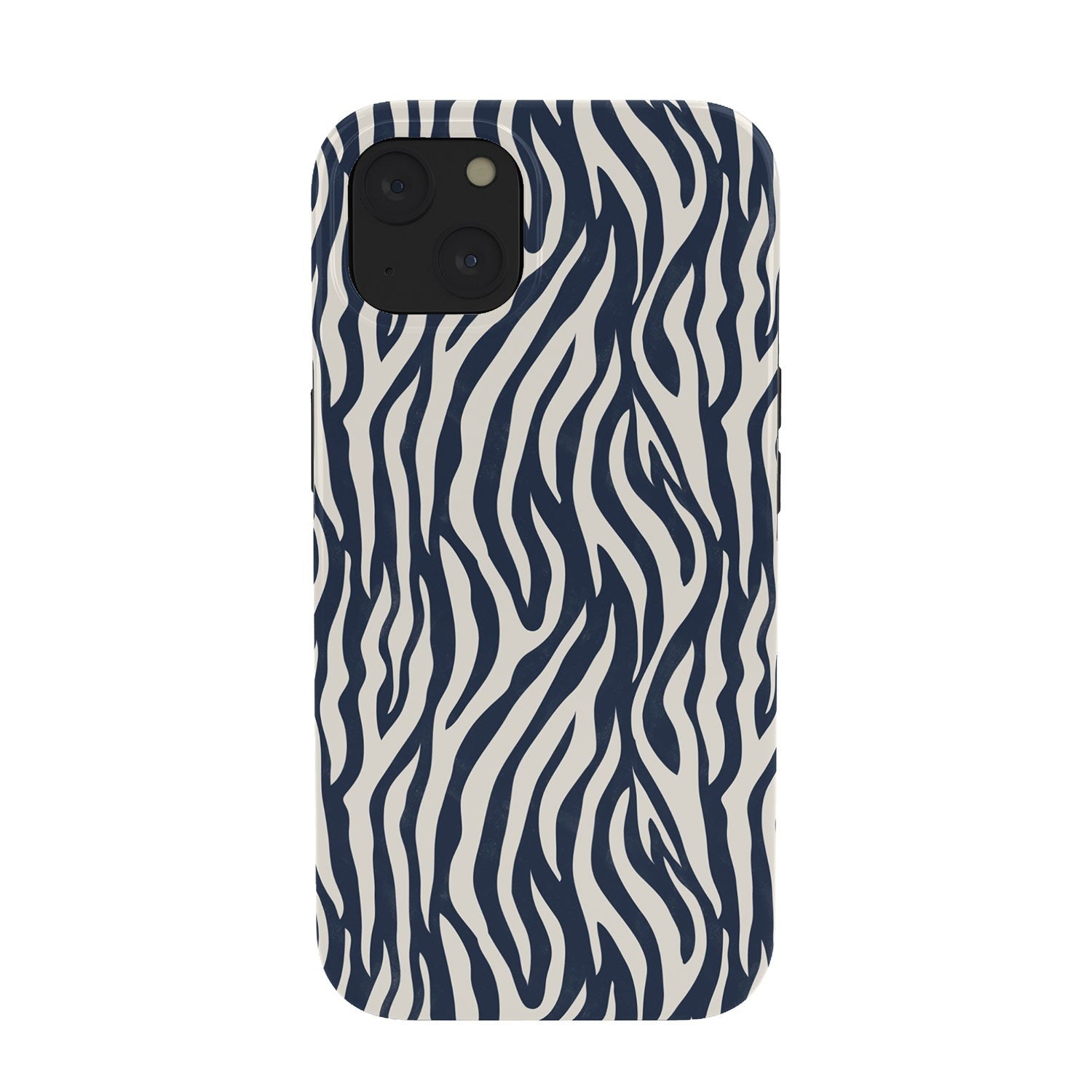 Avenie BR Navy Tiger Stripes Phone Case