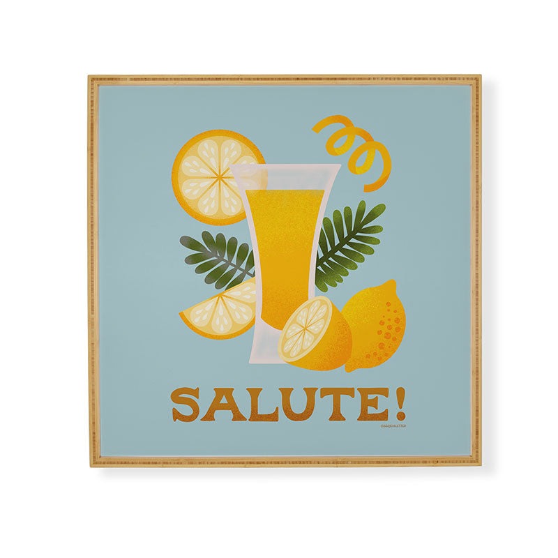 Jessica Molina Limoncello Cocktail Framed Wall Art