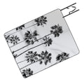 Gal Design Black And White Palms Picnic Blanket