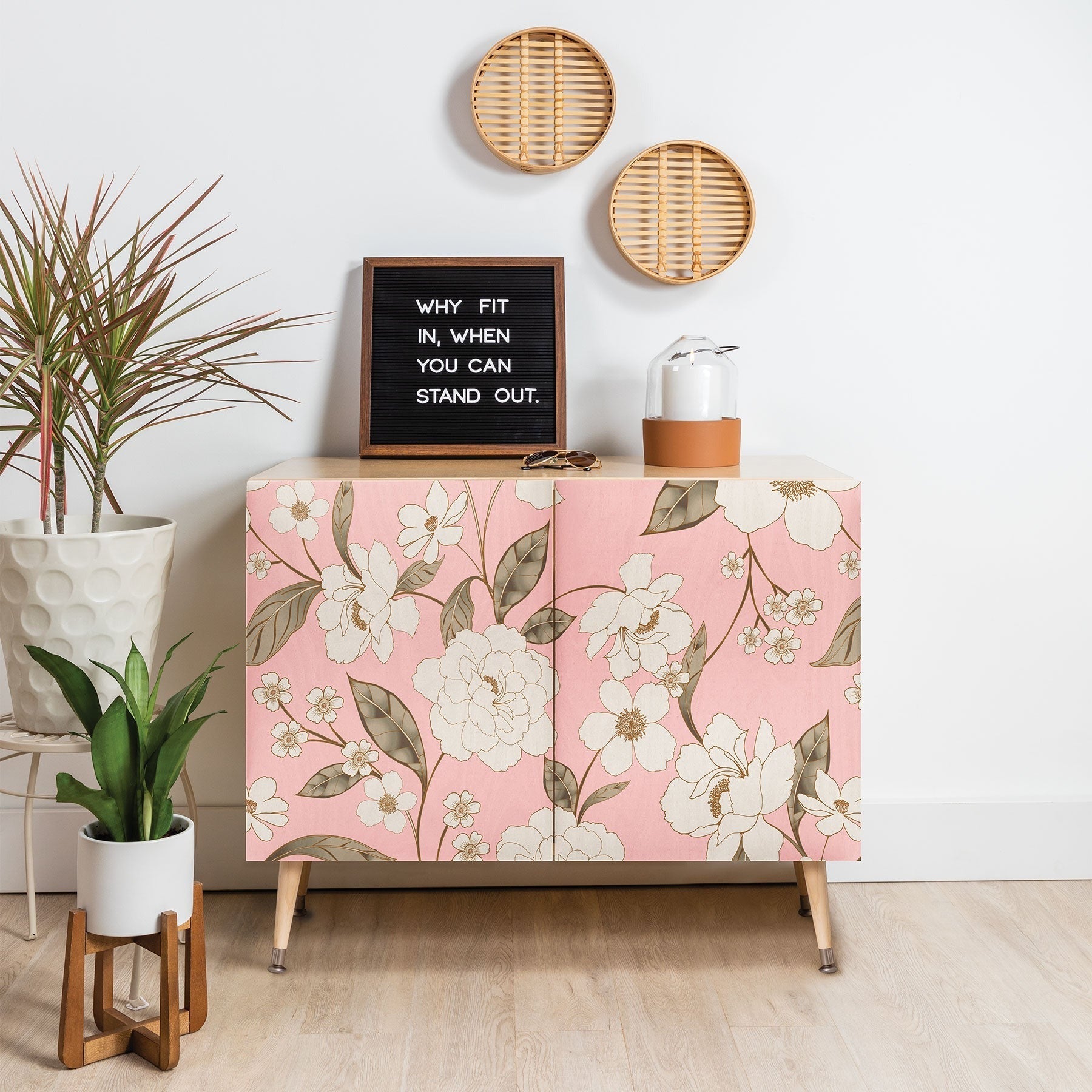 Gabriela Fuente Roberta in Pink Credenza