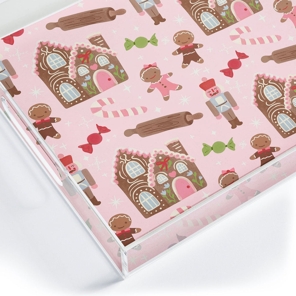 carriecantwell Sweet Christmas Holidays Acrylic Tray
