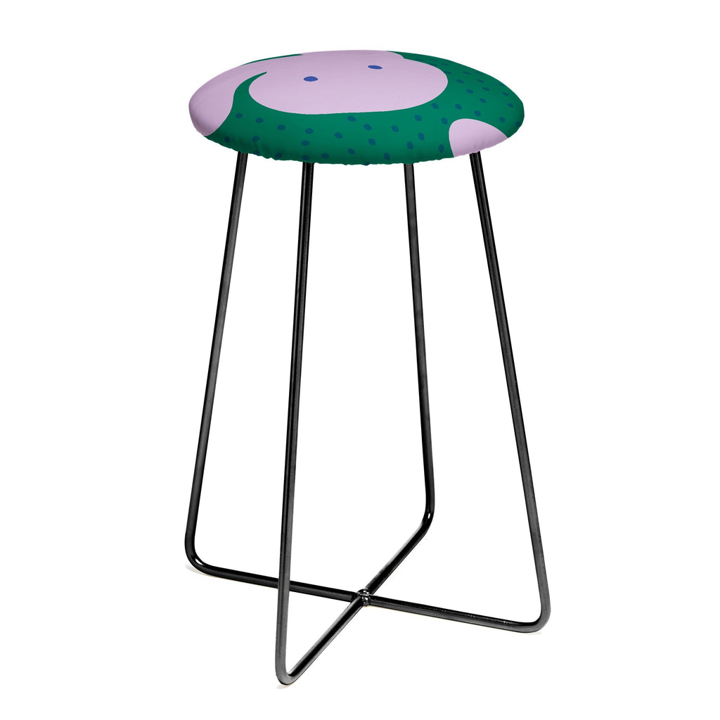 Camilla Foss Pebbles and Rabbit Counter Stool