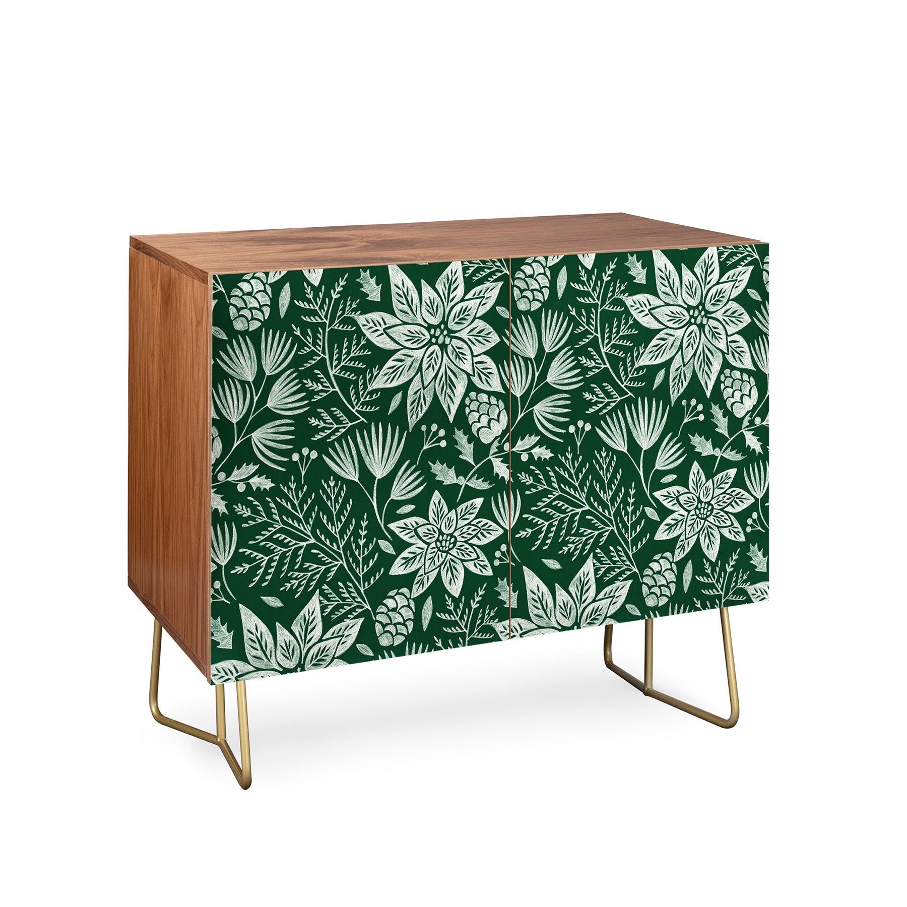 Pimlada Phuapradit Christmas Poinsettia Credenza