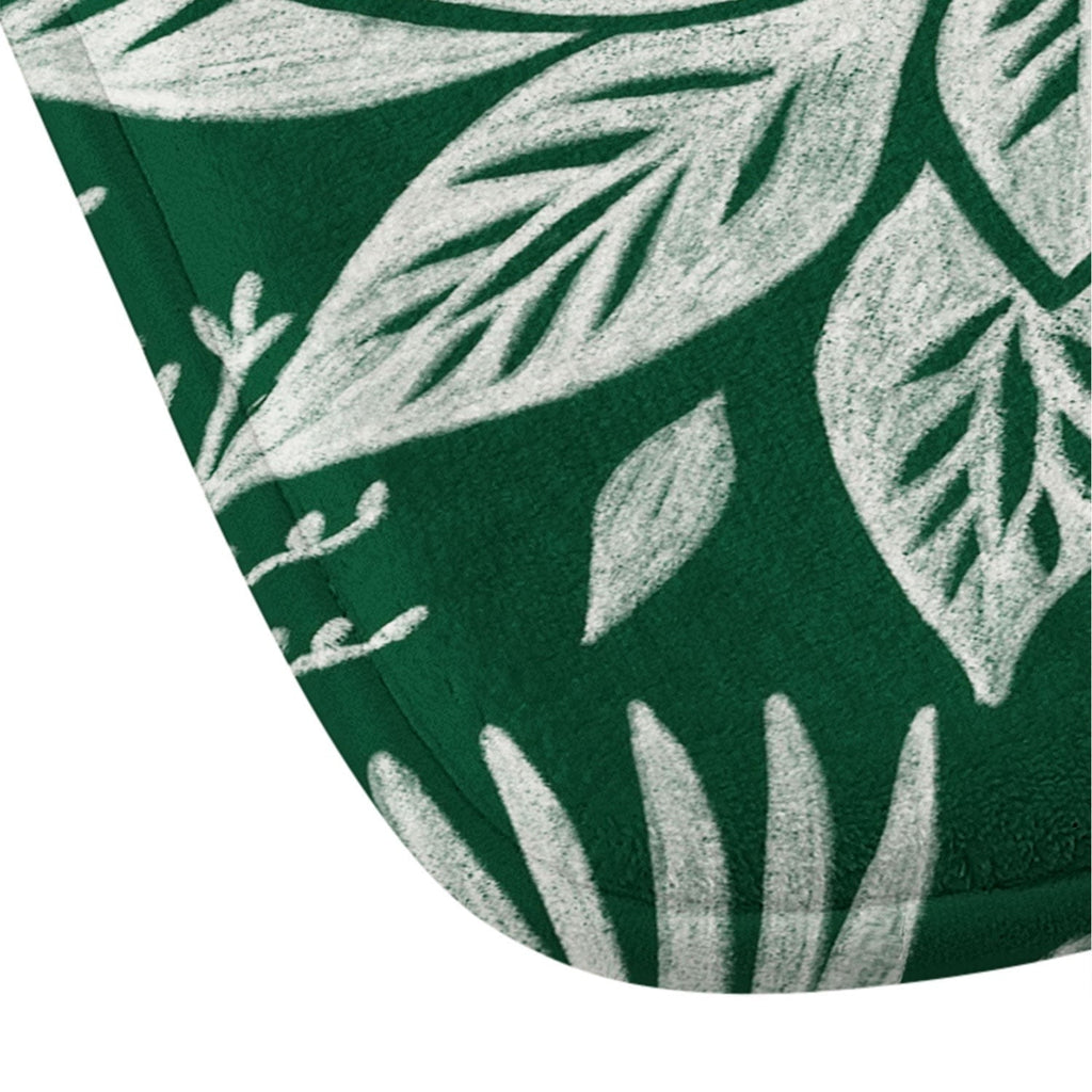 Pimlada Phuapradit Christmas Poinsettia Memory Foam Bath Mat