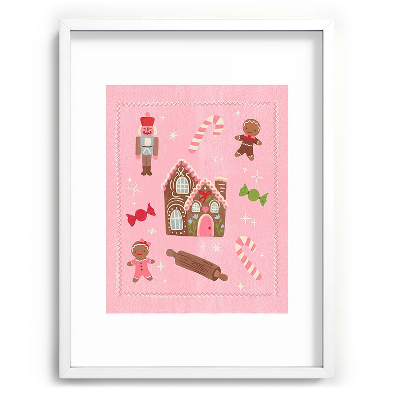 carriecantwell Sweet Christmas Holidays Recessed Framing Rectangle