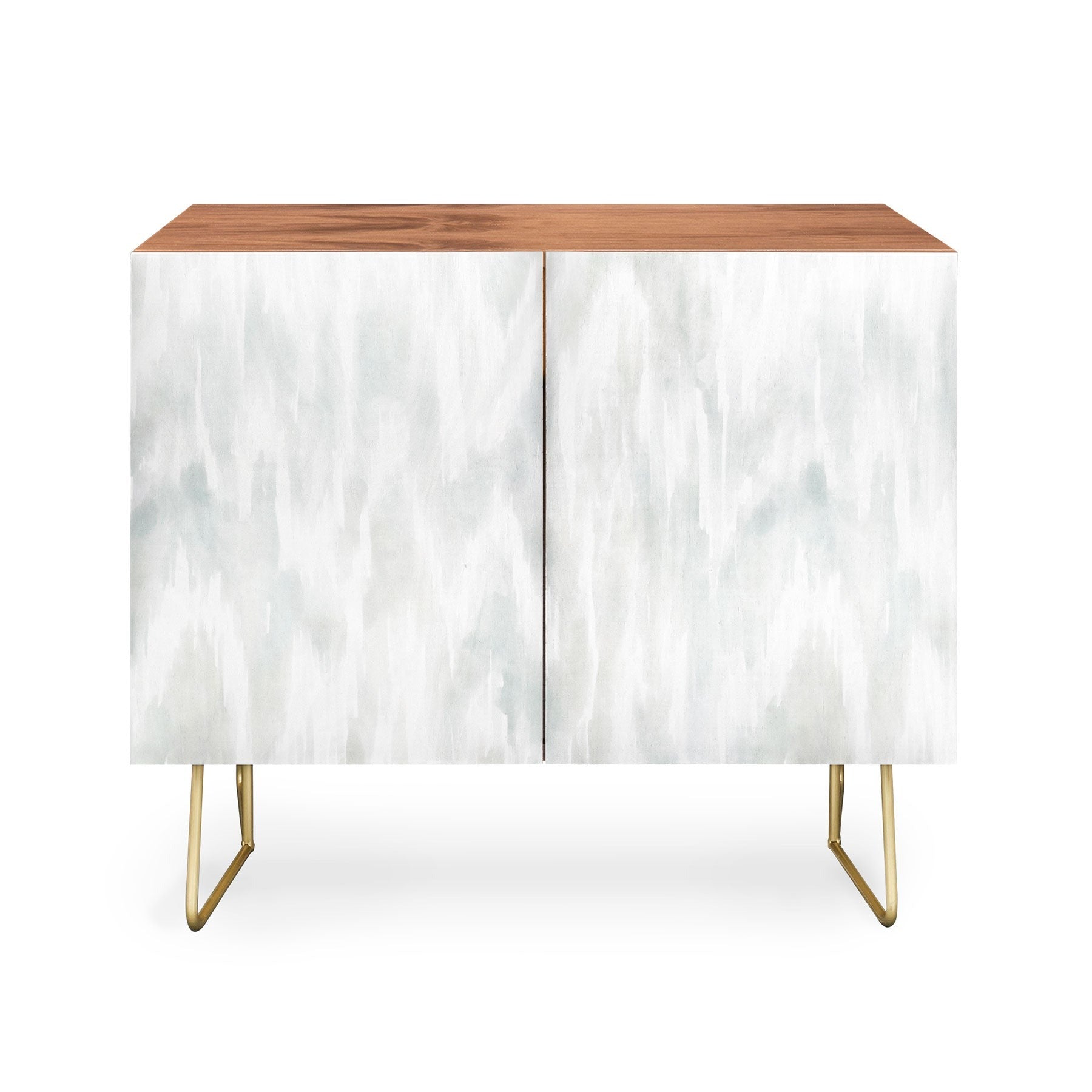 Jacqueline Maldonado Watercolor Wood Grain Credenza