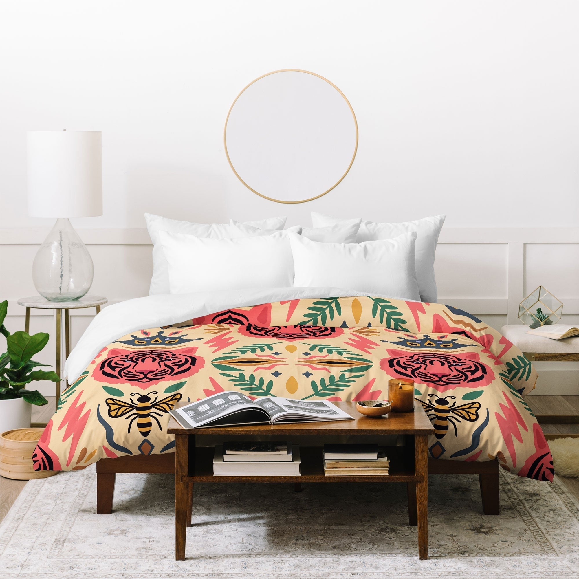 Design by Spark Tigress Queen Bee Duvet Cover