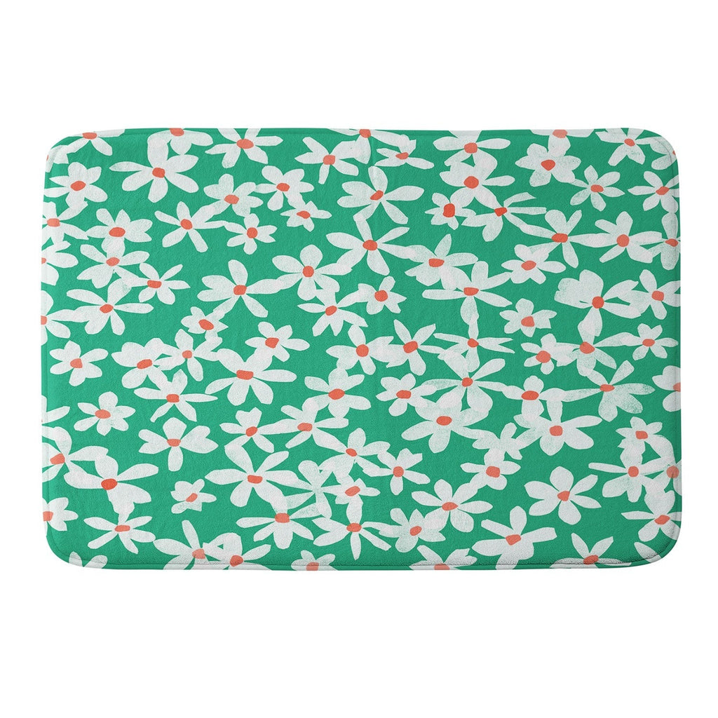 Garima Dhawan wildflowers 15 Memory Foam Bath Mat
