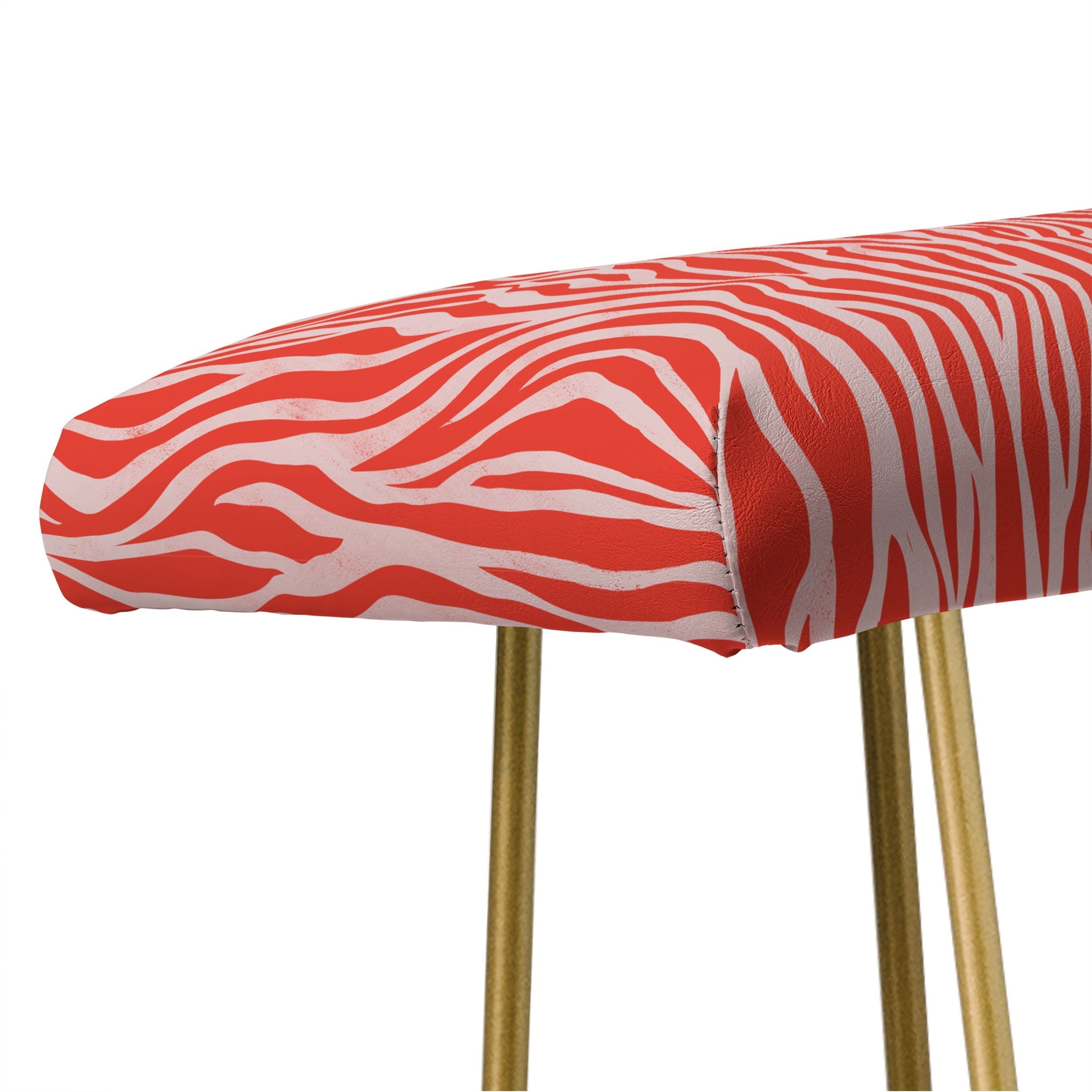 Avenie BR Red Zebra Stripe Bench