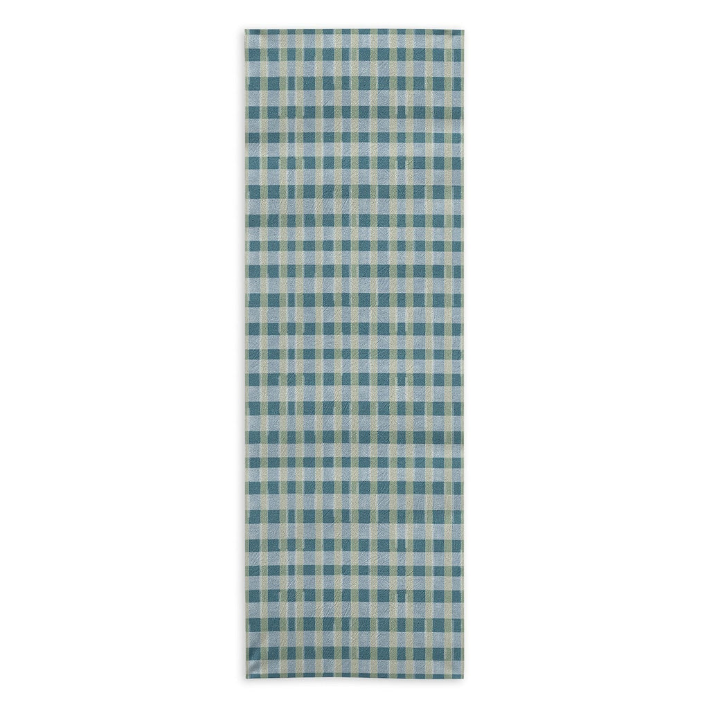 Marta Barragan Camarasa Country Style Checks Yoga Towel