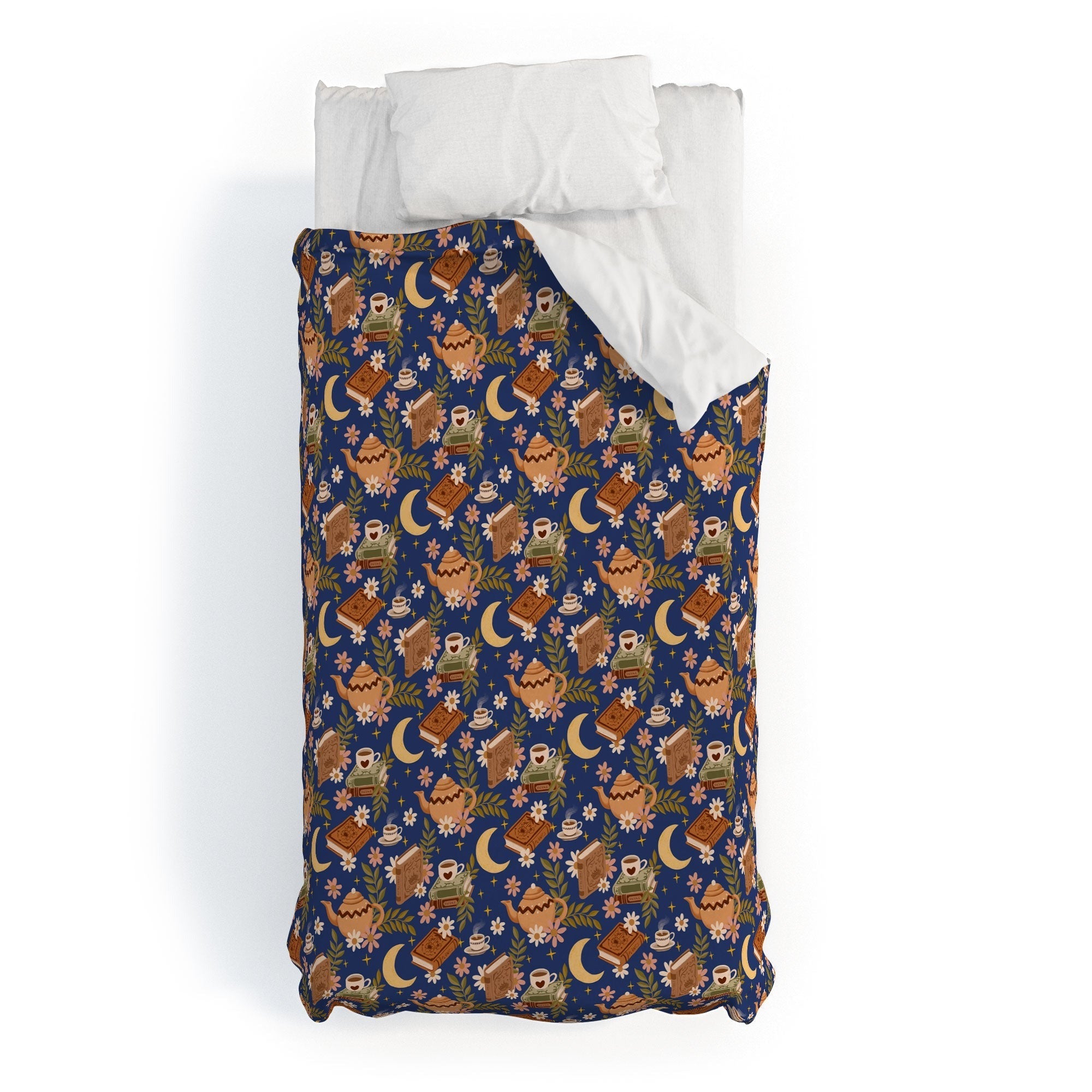 Avenie Moonlit Reading Nook II Duvet Cover