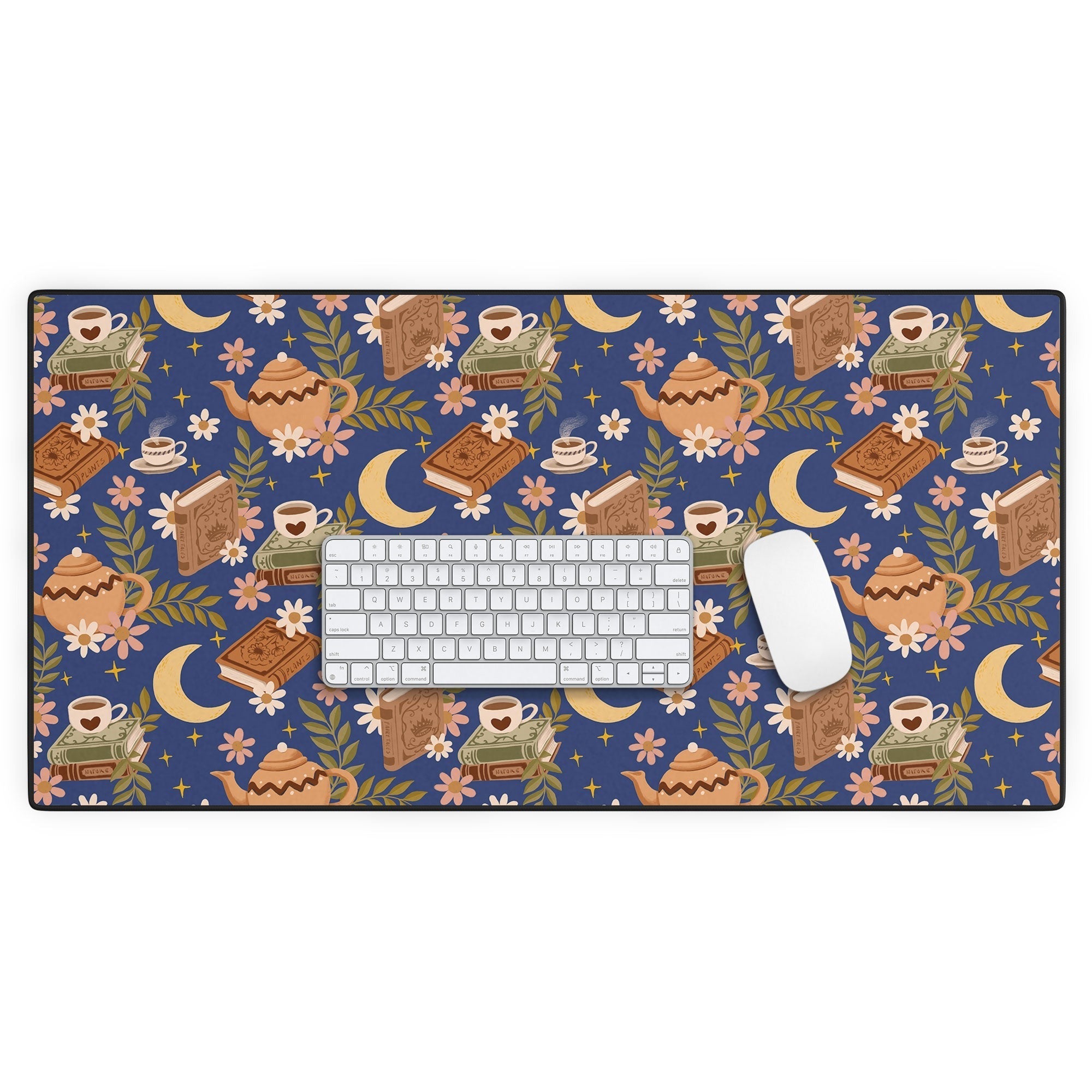 Avenie Moonlit Reading Nook II Desk Mat