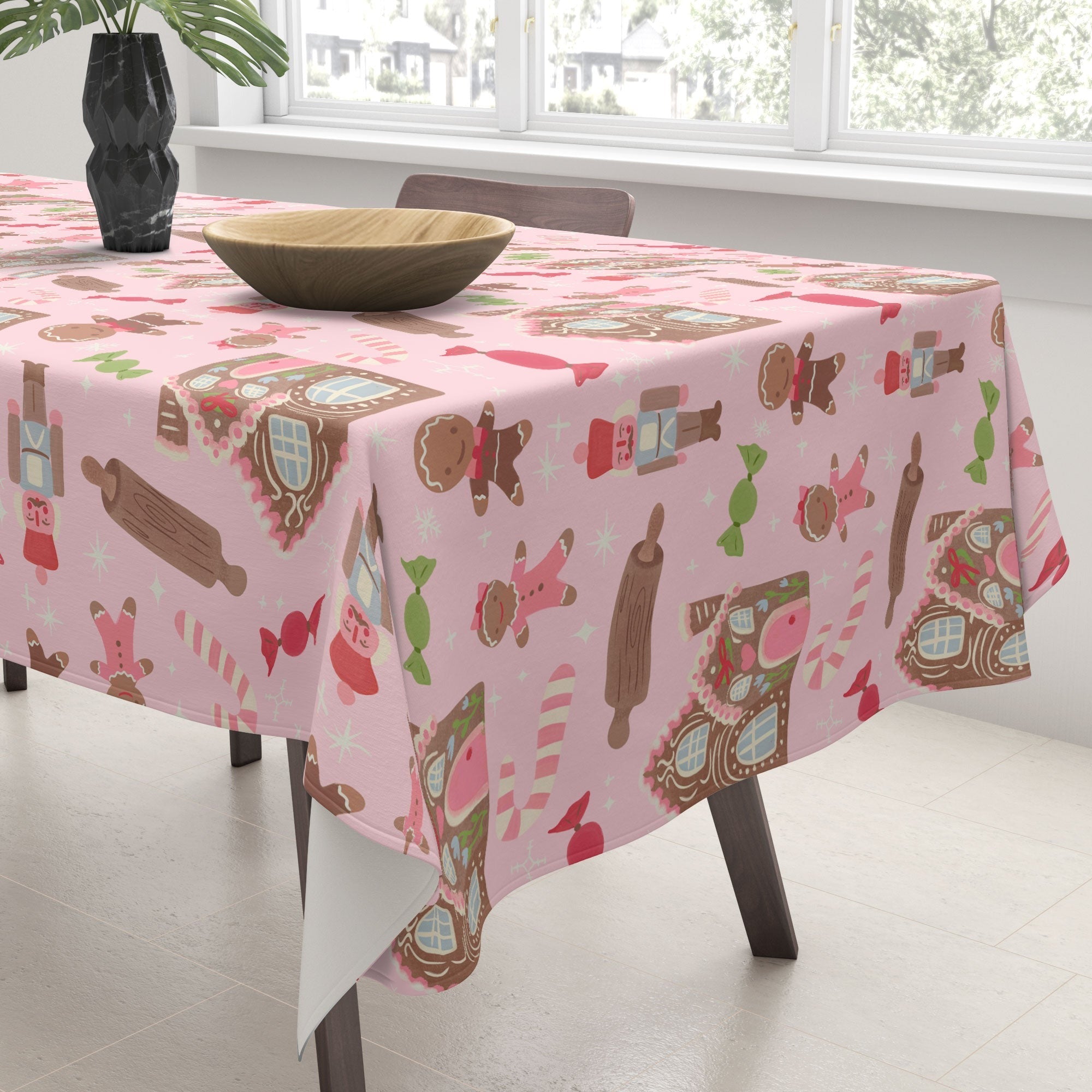 carriecantwell Sweet Christmas Holidays Tablecloth