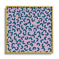 Camilla Foss Pebbles Mix Square Metal Framed Art Print
