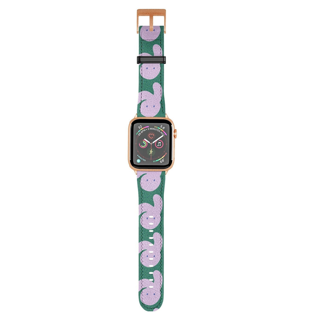 Camilla Foss Pebbles and Rabbit Apple Watch Band