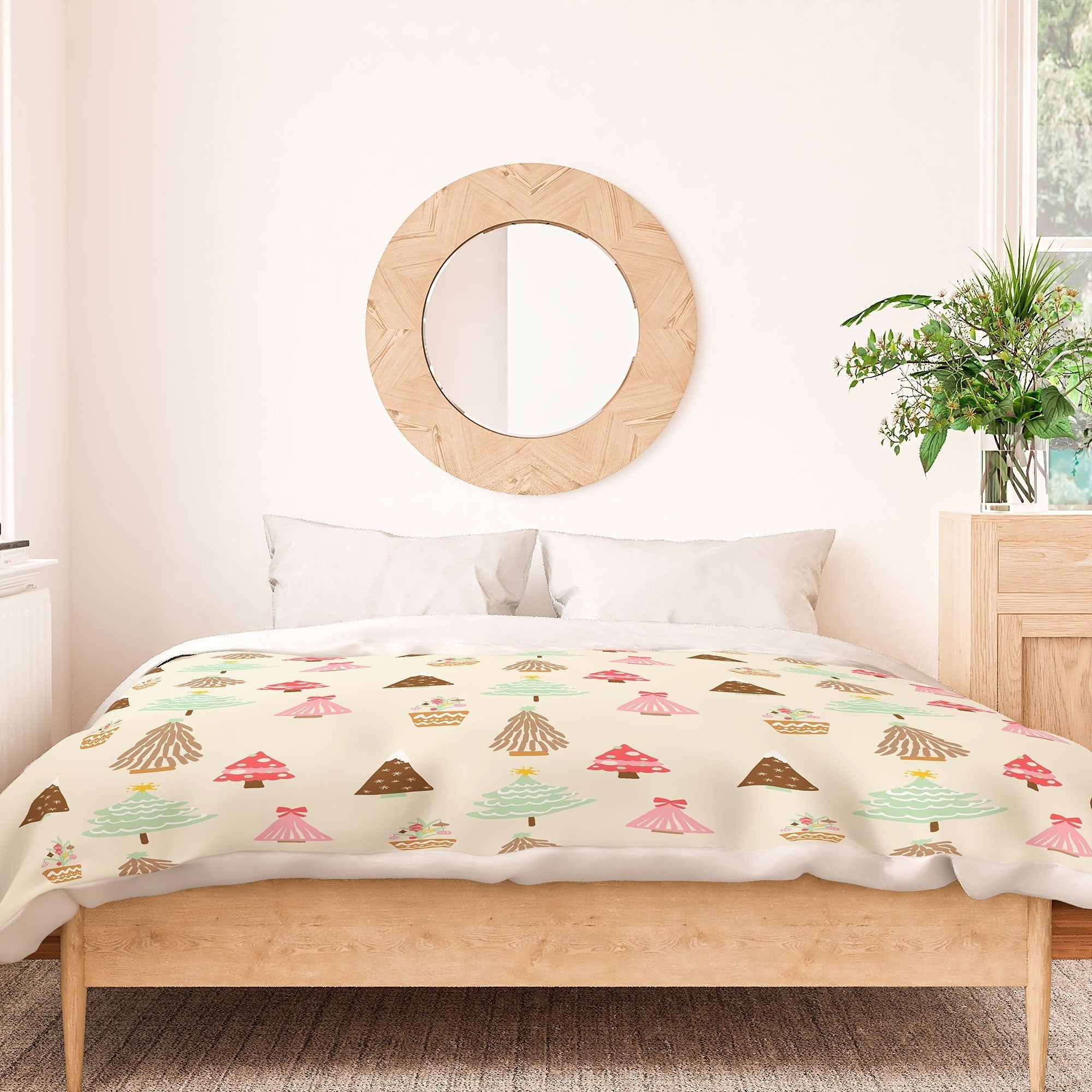 Design by Spark Christmas Tree Delight Duvet Cover