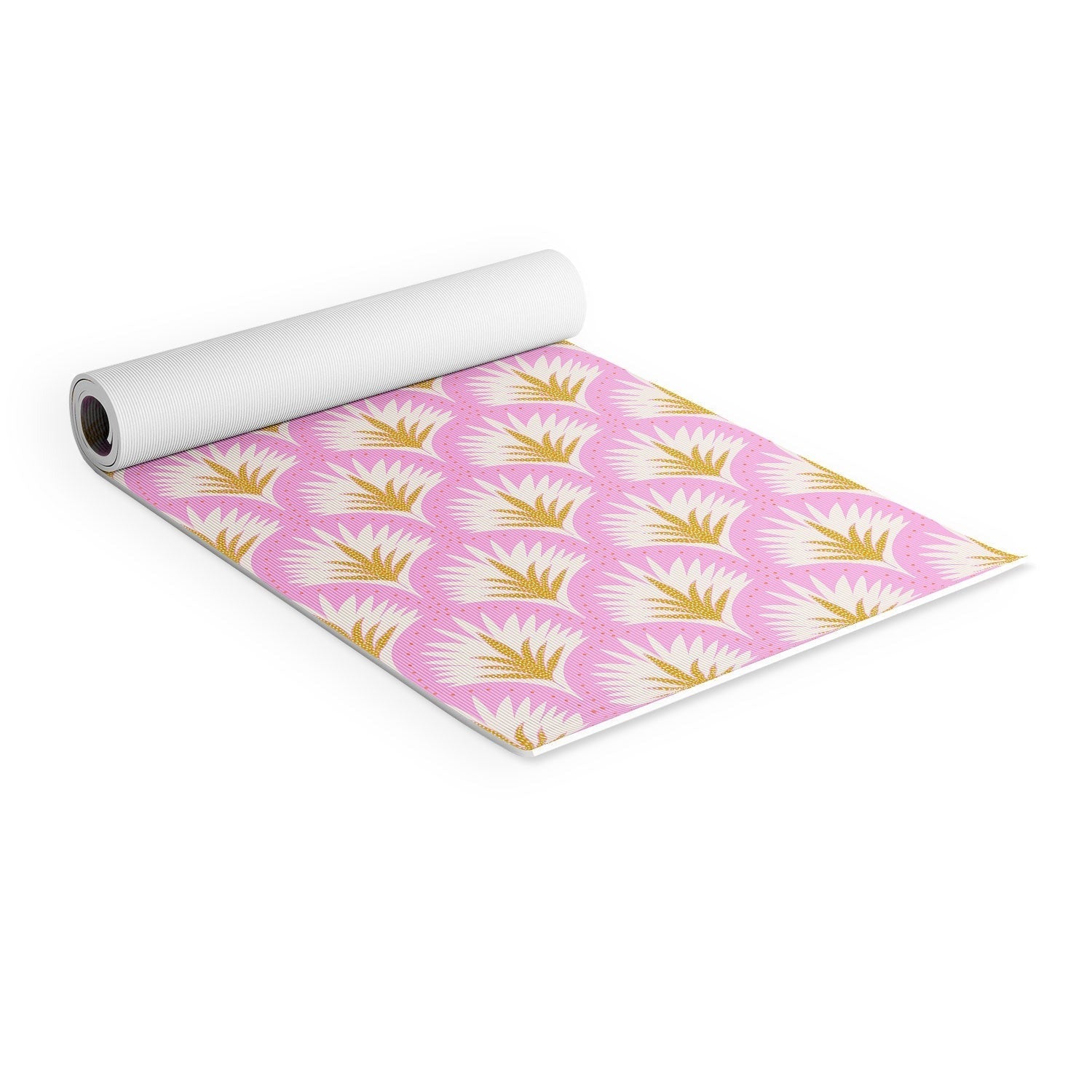 Jennifer Labre Pink Palmetto Yoga Mat