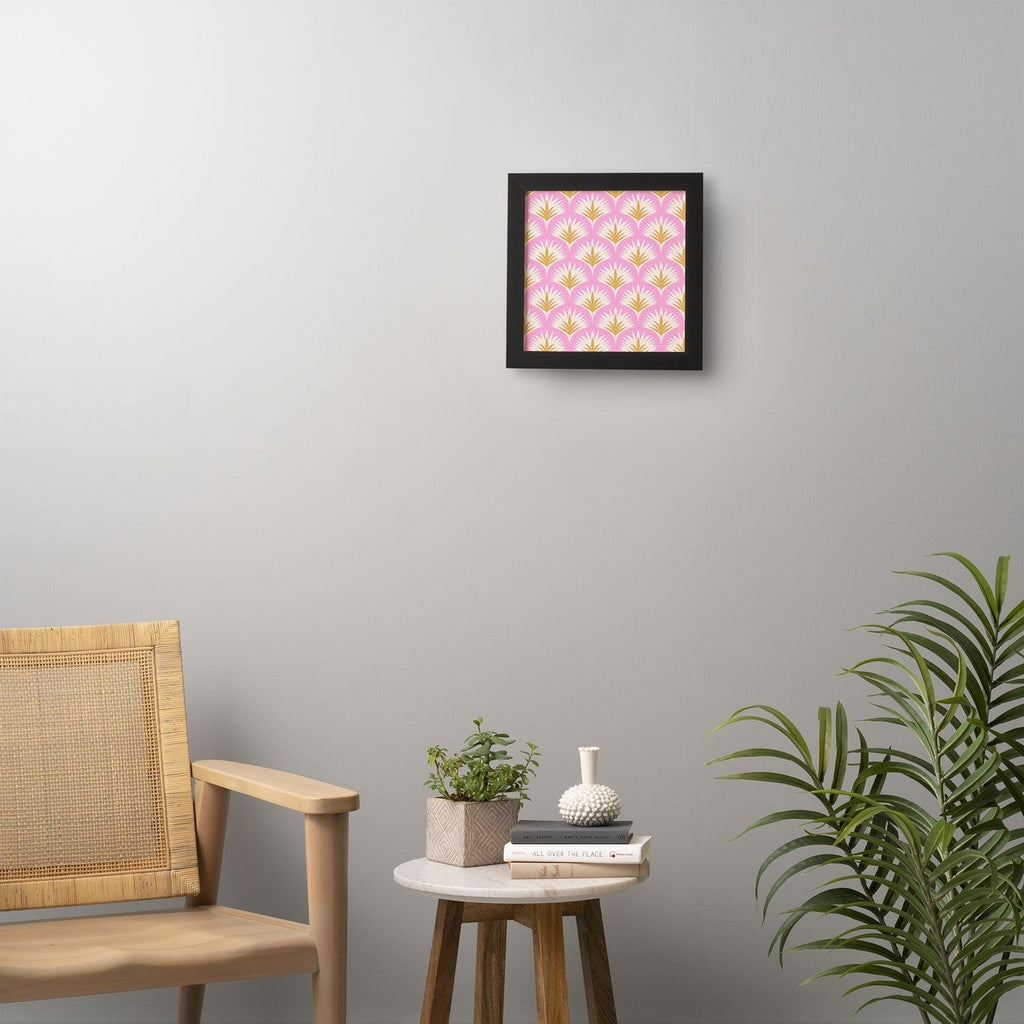 Jennifer Labre Pink Palmetto Framed Wall Art
