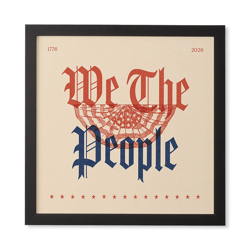 DENY Designs We The People ii Framed Wall Art