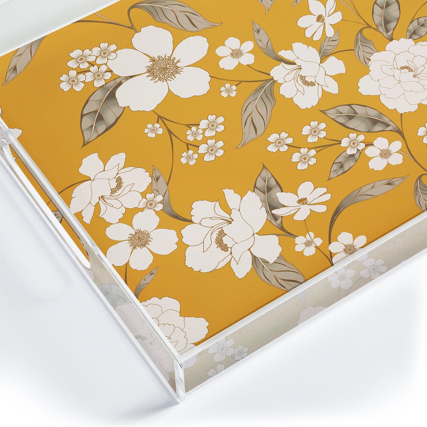 Gabriela Fuente Roberta Sunflower Acrylic Tray