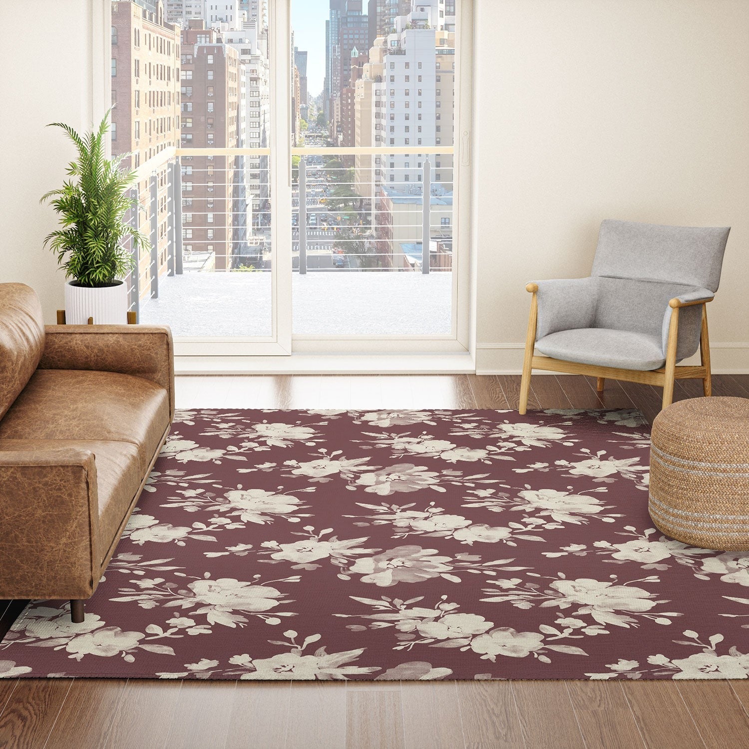 Marta Barragan Camarasa Antique Petal Romance Area Rug