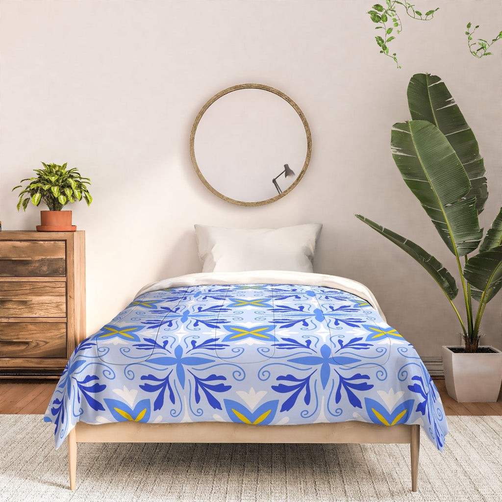 Design by Spark Dolce Vita Flourish Tile Comforter
