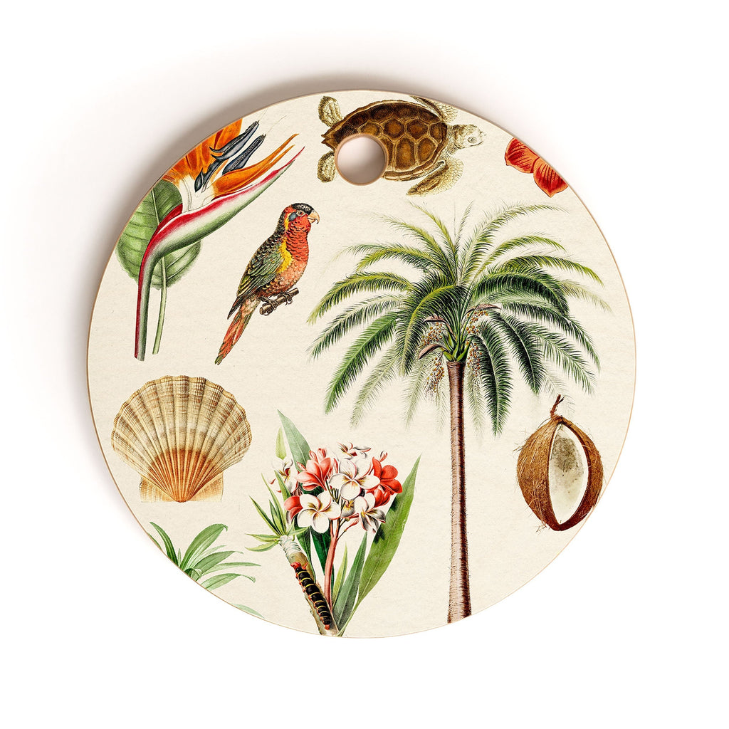 Gal Design Hawaii Collection Cutting Board Round
