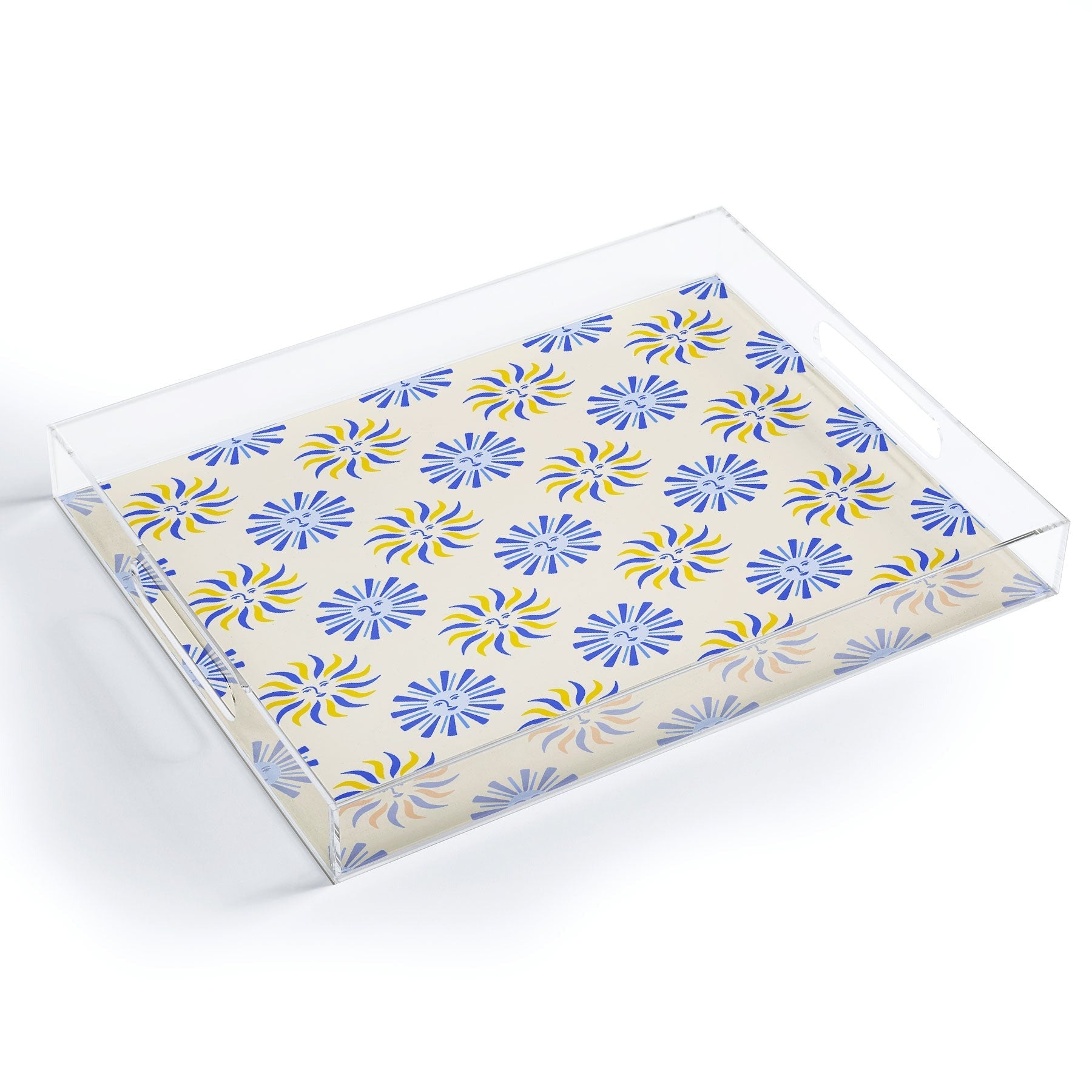 Design by Spark Dolce Vita Radial Sun Flames Acrylic Tray