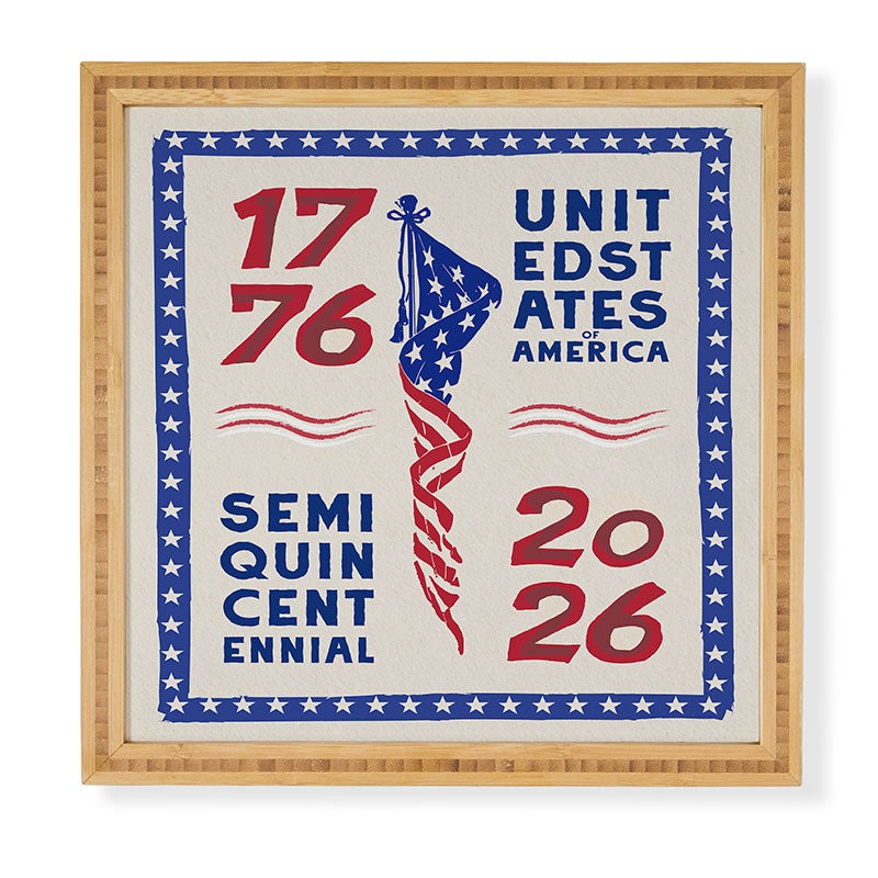 DENY Designs Retro 76 26 Framed Wall Art