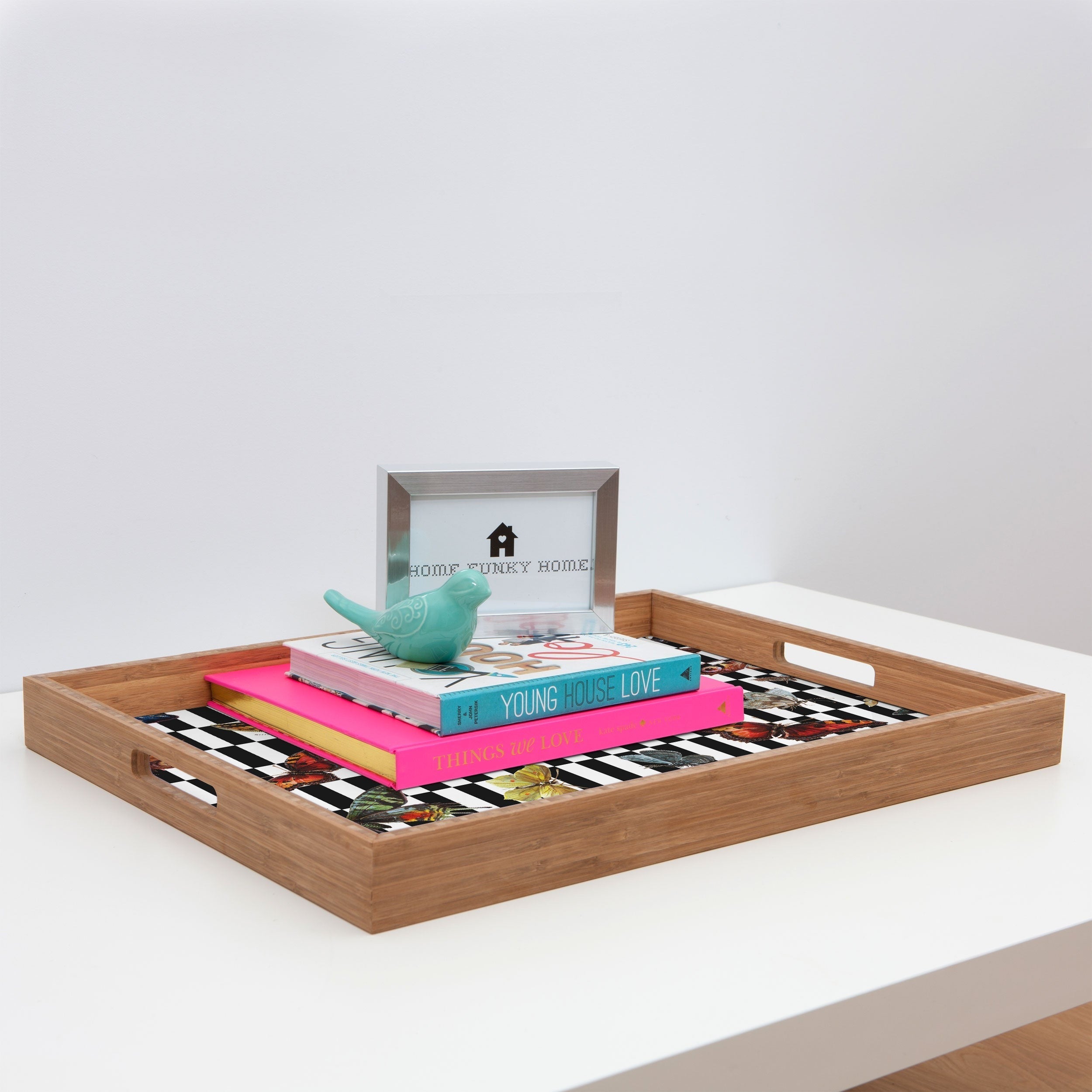 kikasworkshop Butterfly Ballet Rectangular Tray