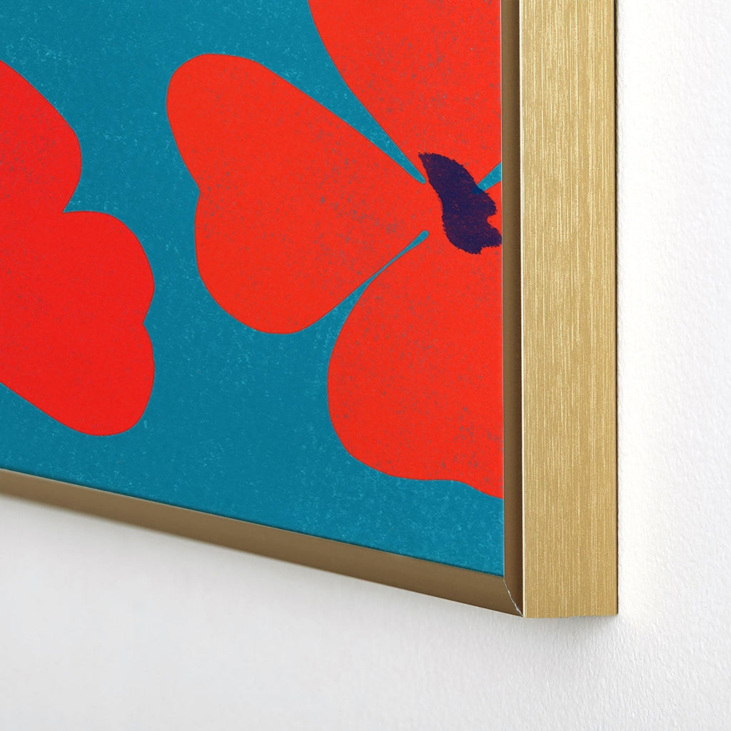 Garima Dhawan oxalis 1 Square Metal Framed Art Print