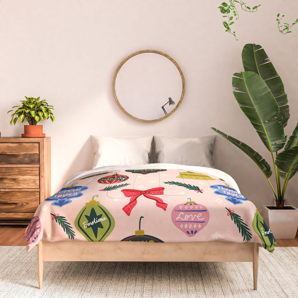 Design by Spark Love Human Made Christmas Ornaments Comforter
