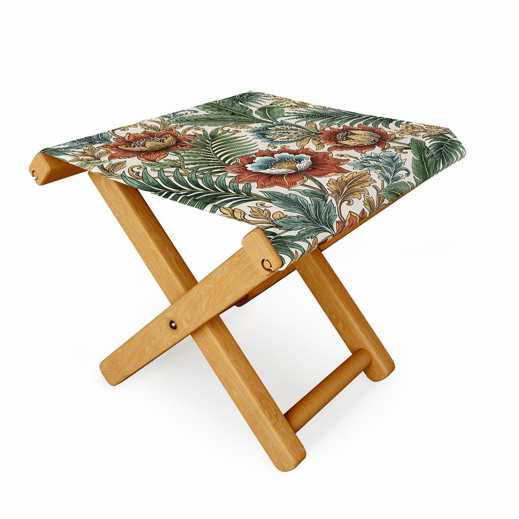 Marta Barragan Camarasa Retro Jungle Garden Folding Stool