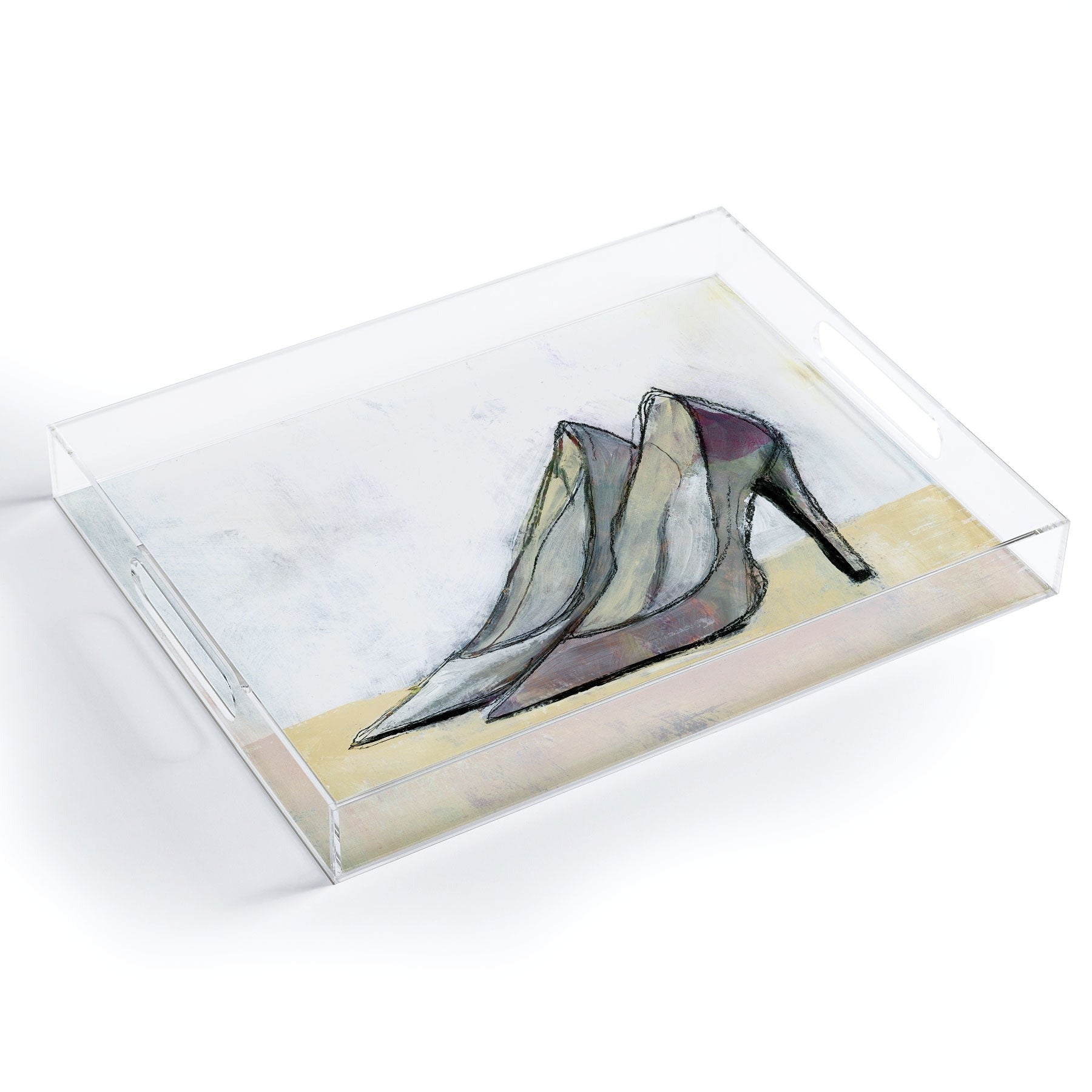 Sophia Buddenhagen Grey Stiletto Acrylic Tray