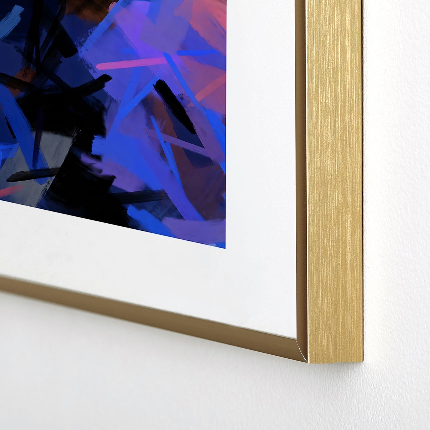 83 Oranges Midnight Sparks Metal Framed Art Print