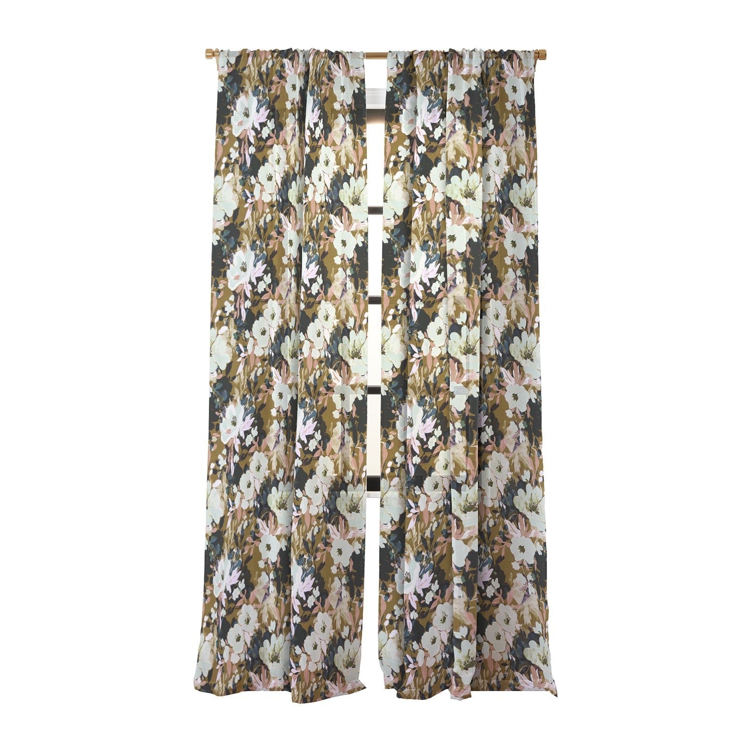 Marta Barragan Camarasa Romantic Floral Fusion Sheer Non Repeat