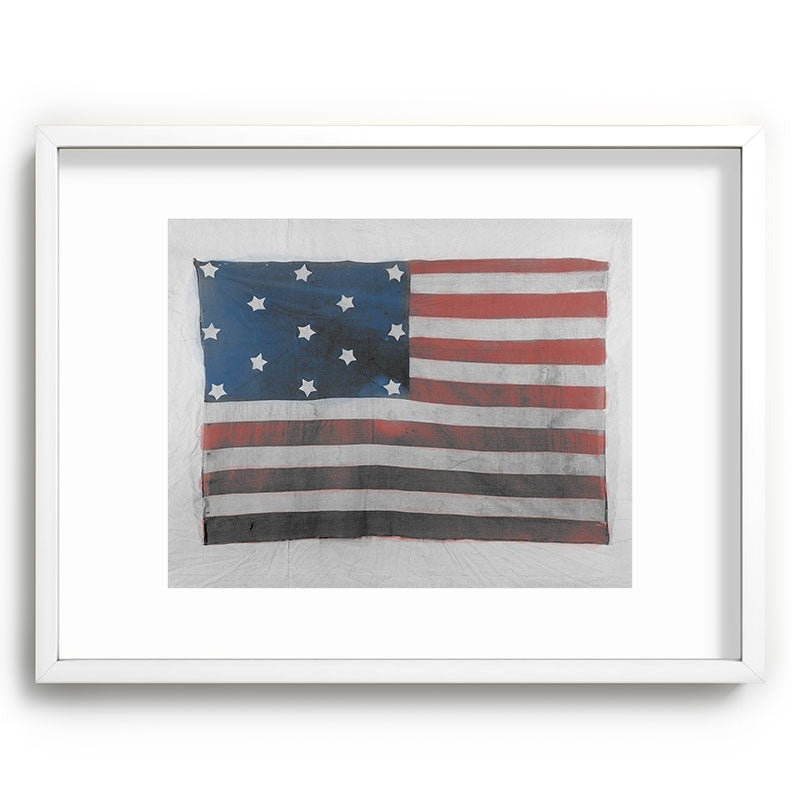 DENY Designs Flag Attributed to Elizabeth Schuyler Hamilton Recessed Framing Rectangle