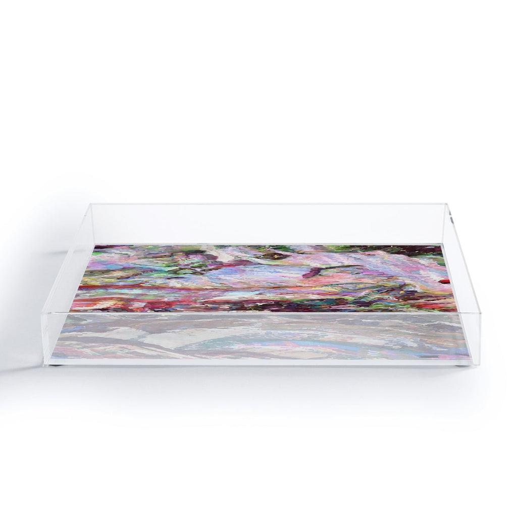 83 Oranges Sequin Haze Acrylic Tray