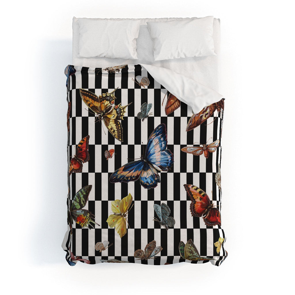 kikasworkshop Butterfly Ballet Duvet Cover