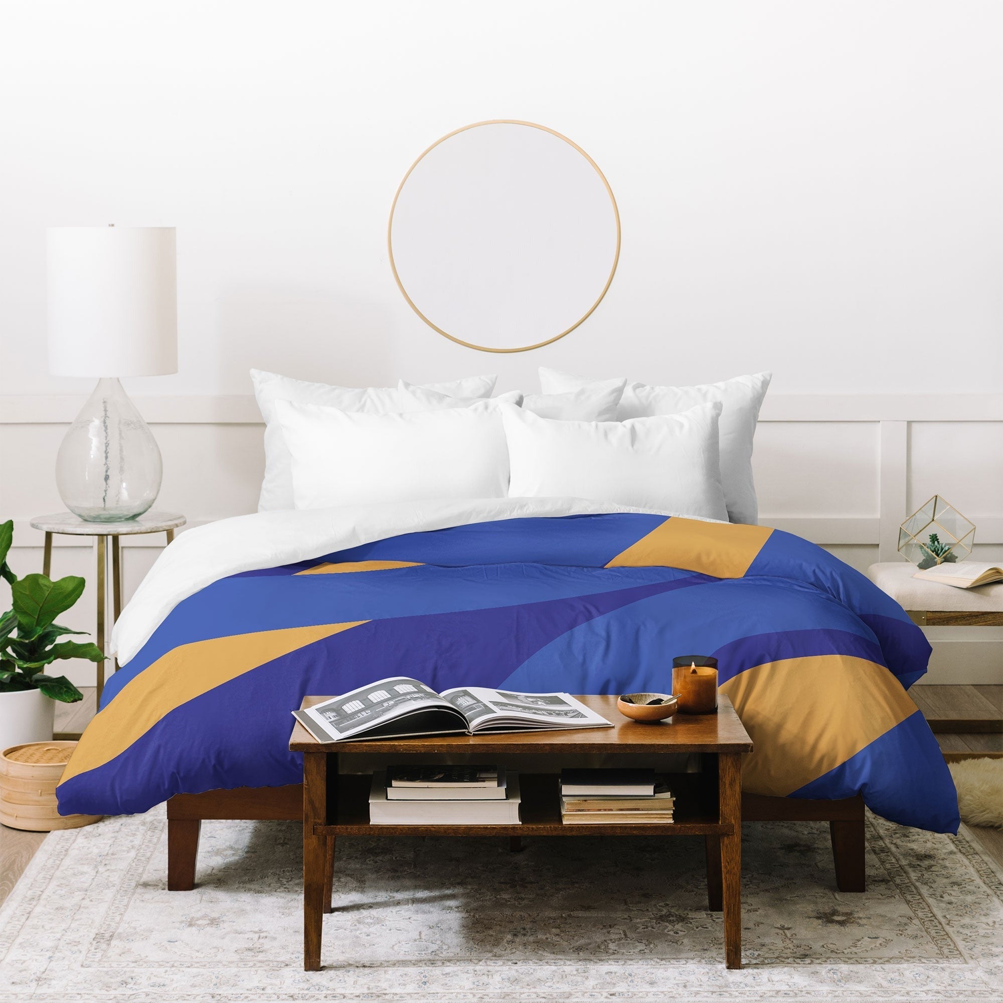 Camilla Foss Pebbles in Stream Duvet Cover