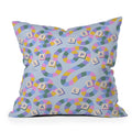 Design by Spark Scrabble Board Game Night Outdoor Throw Pillow