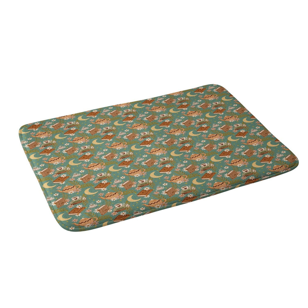 Avenie Moonlit Reading Nook I Memory Foam Bath Mat
